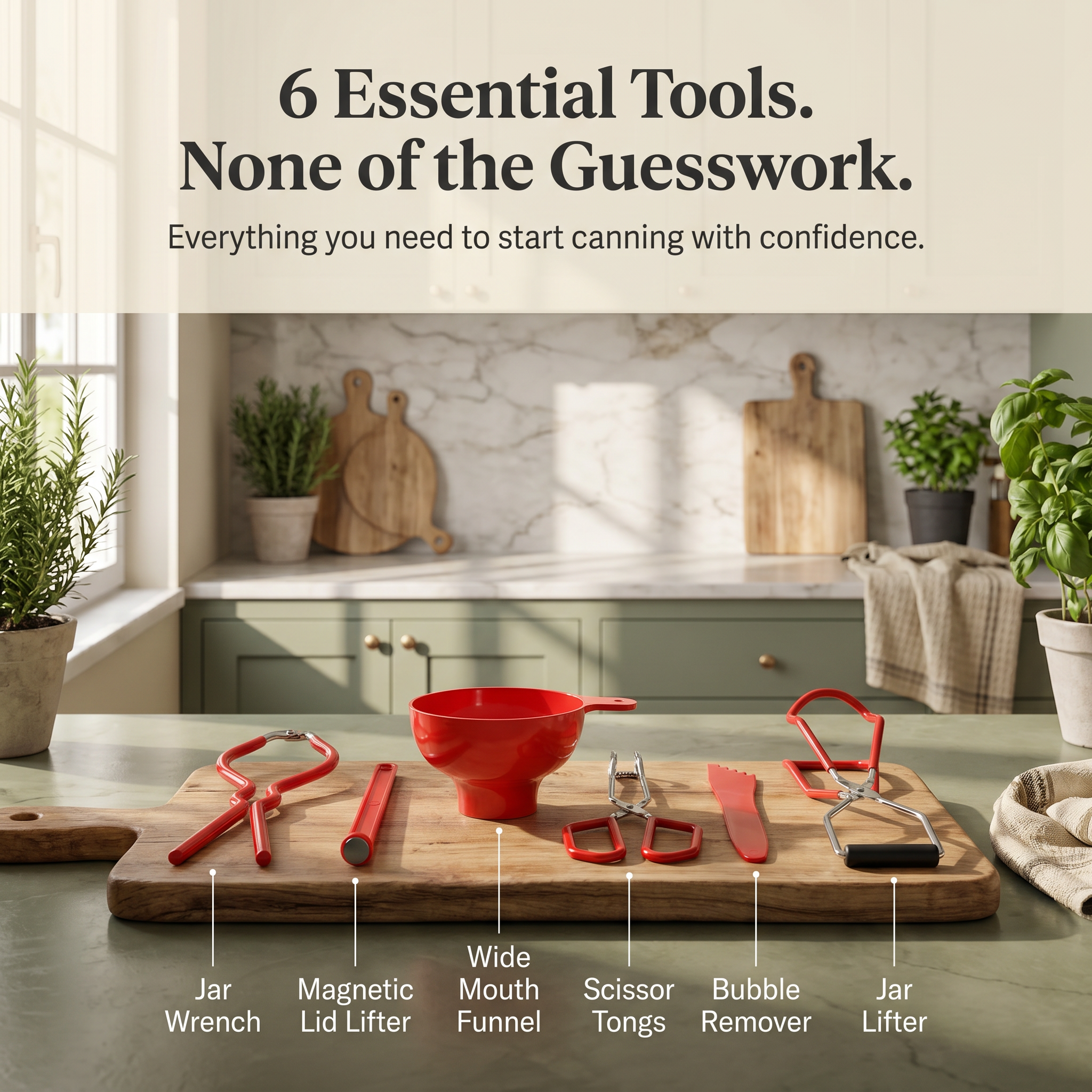 6 Essential Tools. None of the Guesswork.